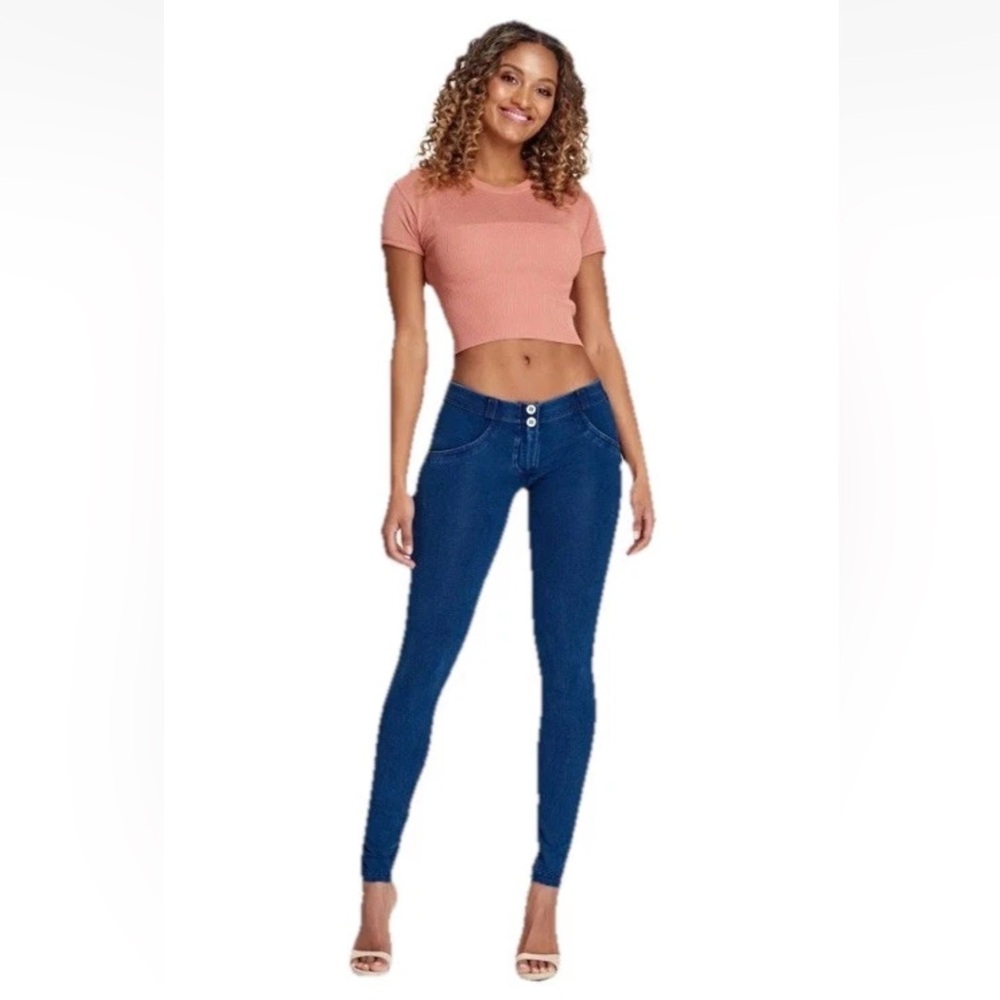 Freddy WRUP Denim Low Rise Full Length Blue Women's Jeans Size Medium